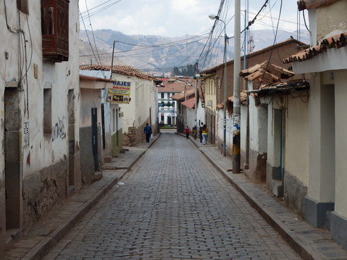 Looking down Calle Ccollacalle.